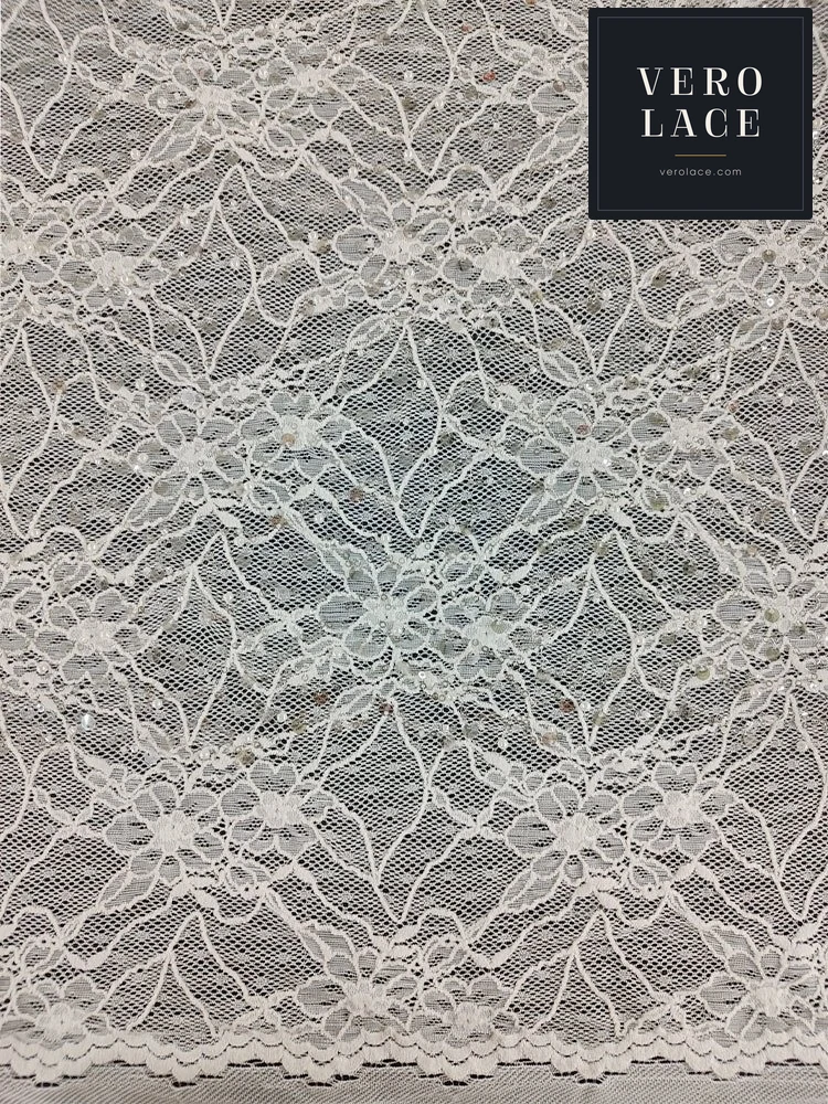 Chenille Lace, Scalloped Edge KAM — VL-CH-0038