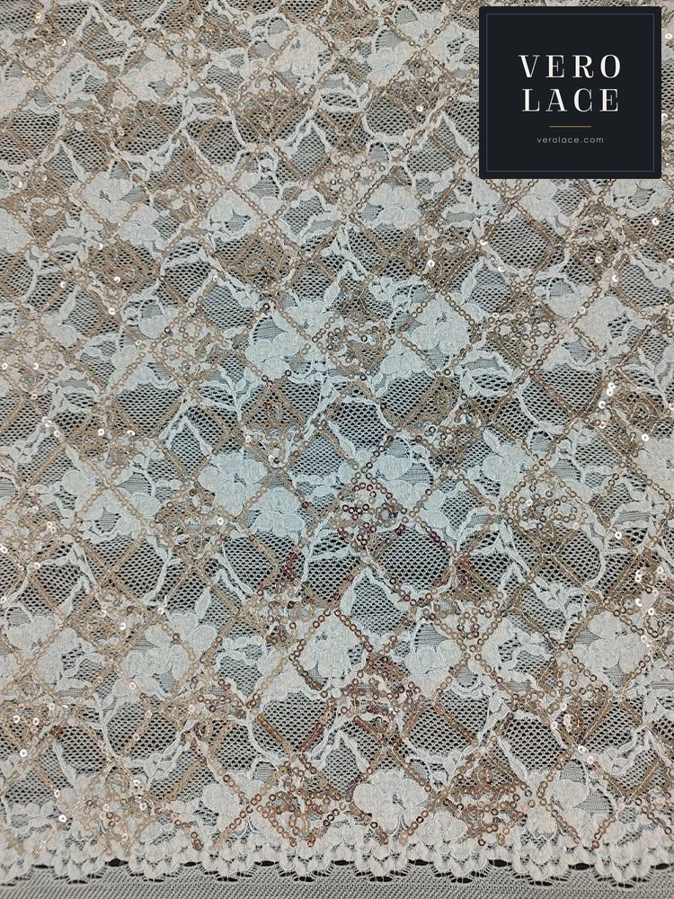 Chenille Lace, Scalloped Edge KAM — VL-CH-0041