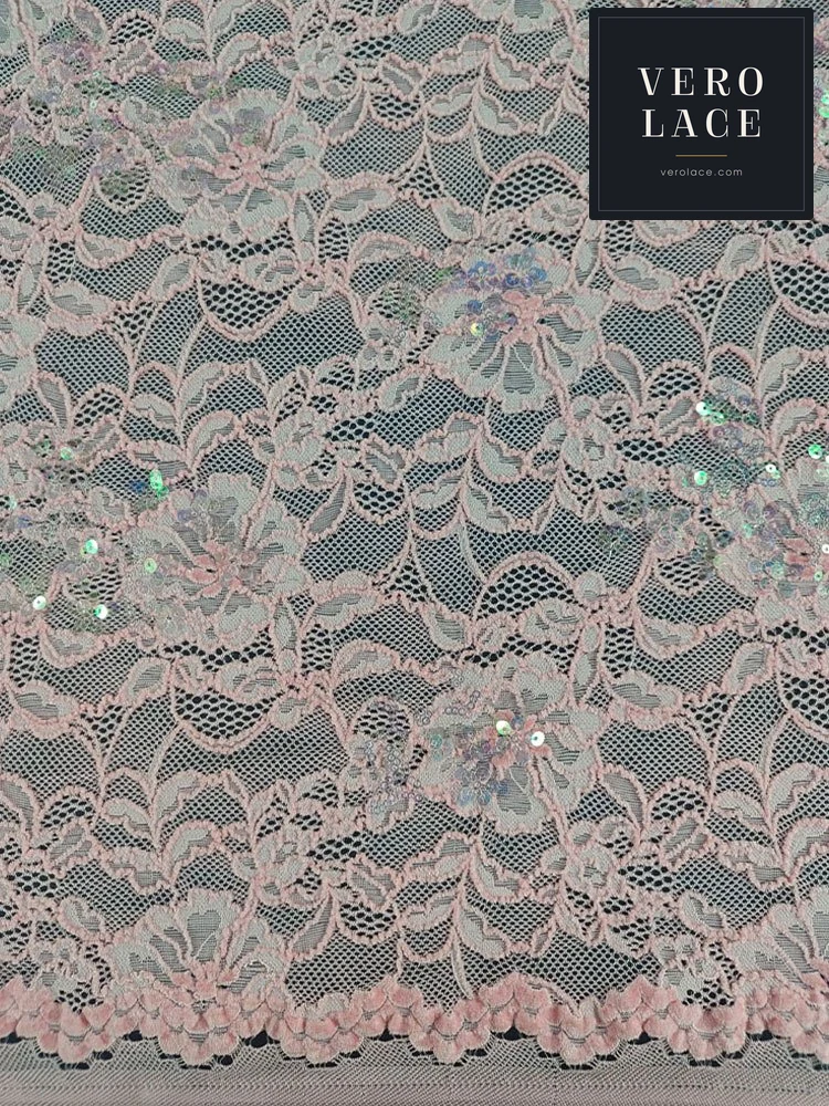 Chenille Lace, Scalloped Edge KAM — VL-CH-0055
