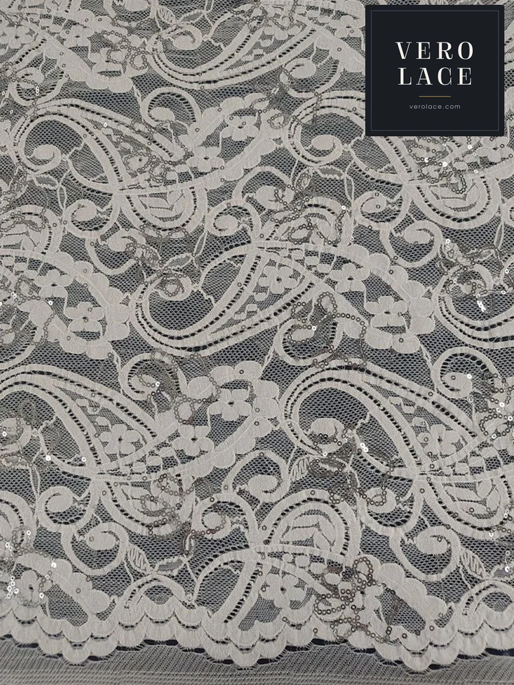 Chenille Lace, Scalloped Edge KAM — VL-CH-0083