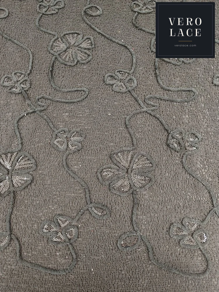 Chenille Lace, Sequin Embroidery — VL-CH-0126
