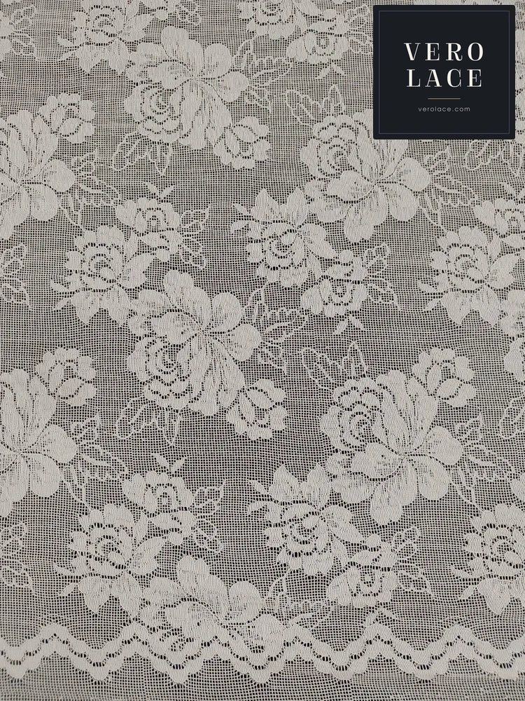 Corded Lace, Scalloped Edge — VL-LC-0007