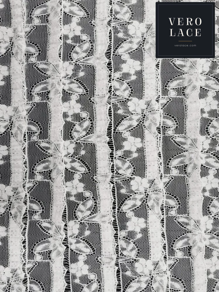 Crinkle Mesh, Feather Scalloped Edge — VL-CM-0007