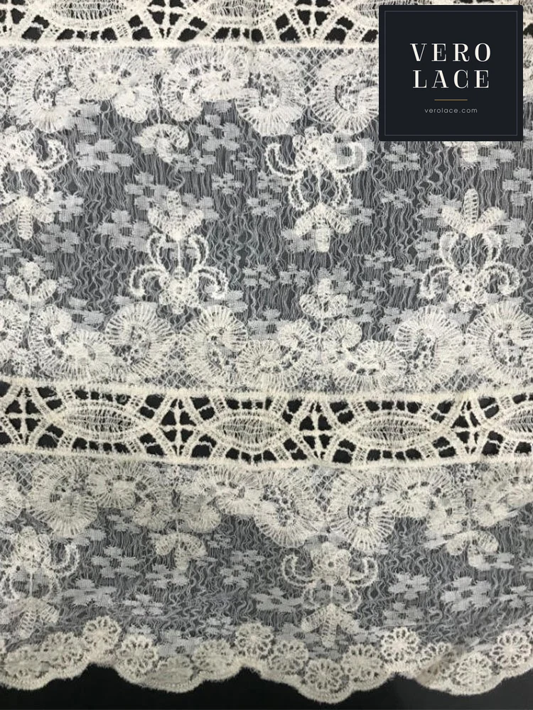 Embroidered Fabric, Cotton Thread — VL-EM-0208