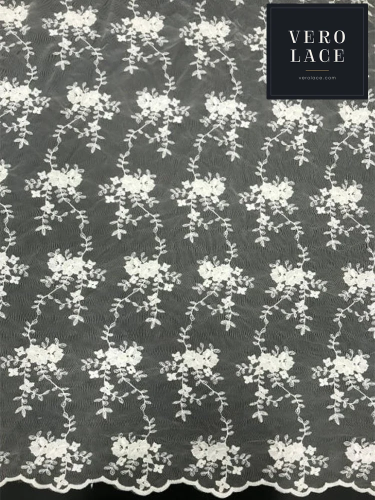 Embroidered Fabric — VL-EM-0044