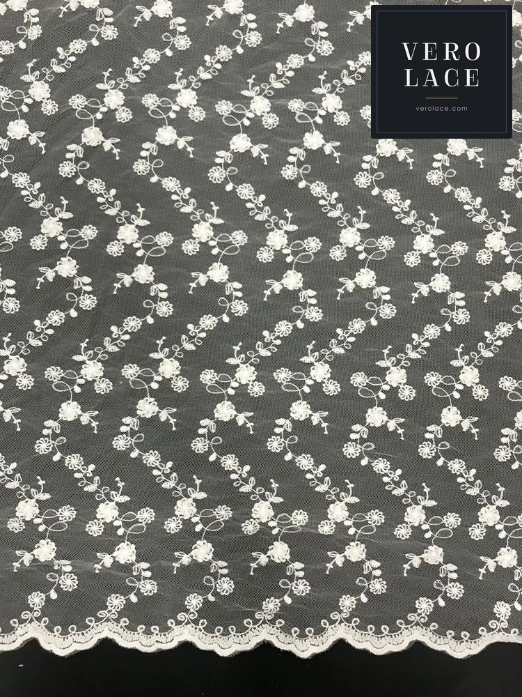 Embroidered Fabric — VL-EM-0045