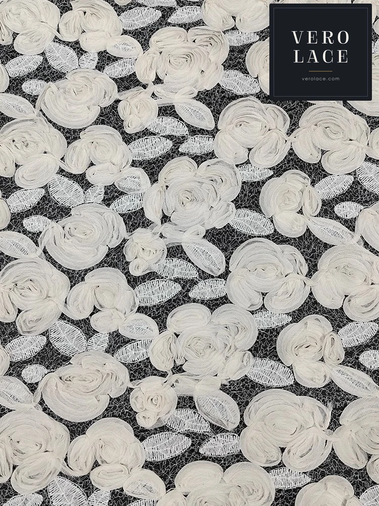 Embroidered Fabric — VL-EM-0048