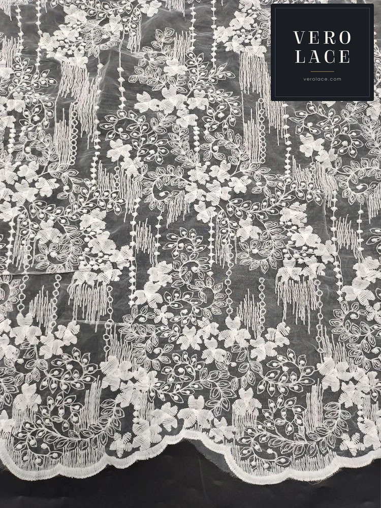 Embroidered Fabric — VL-EM-0049