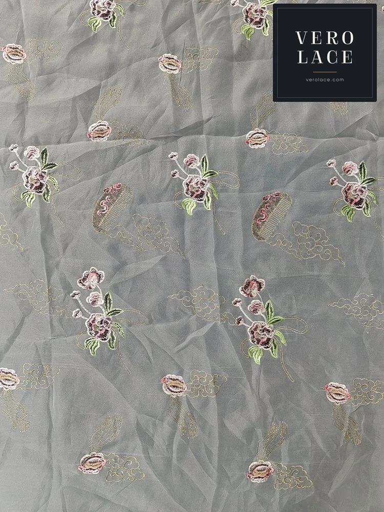 Embroidered Fabric — VL-EM-0129