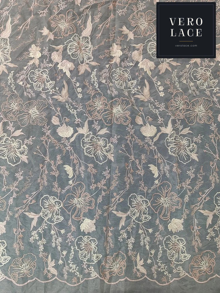 Embroidered Fabric — VL-EM-0137