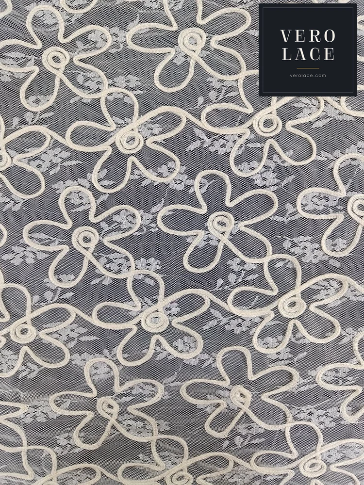 Embroidered Fabric — VL-EM-0173