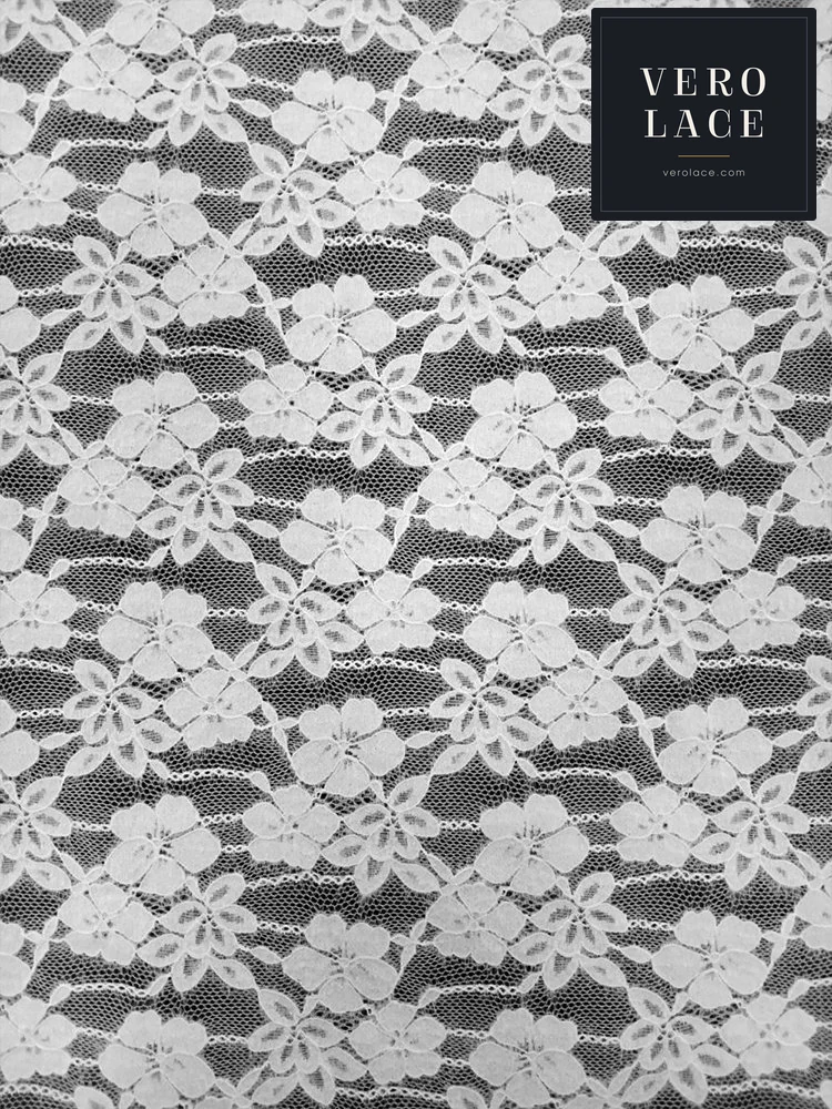 Feather-Yarn Lace, KAM Scalloped Edge — VL-FY-0030