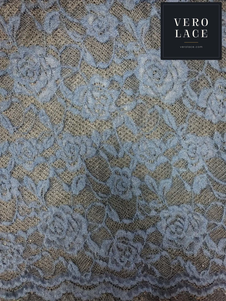Feather-Yarn Lace, KAM Scalloped Edge — VL-FY-0044