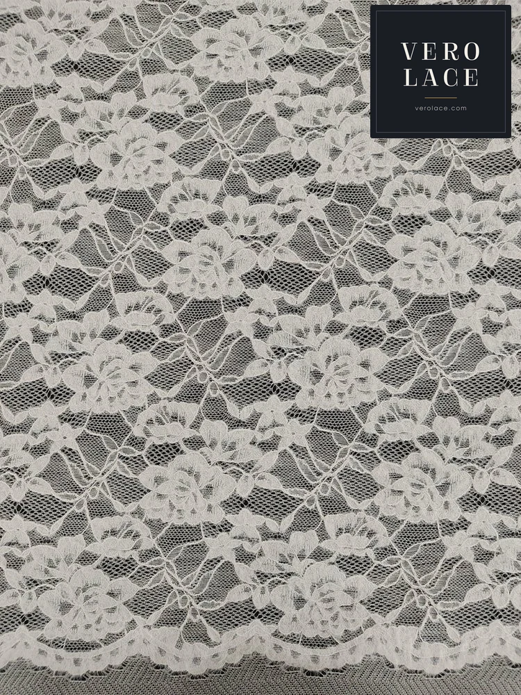 Feather-Yarn Lace, Scalloped Edge KAM — VL-FY-0033