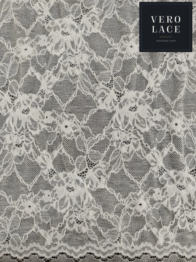 Feather-Yarn Lace, Scalloped Edge KAM — VL-FY-0038