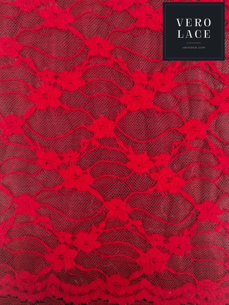 Feather-Yarn Lace, Scalloped Edge KAM — VL-FY-0040