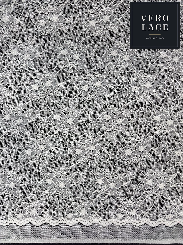 Feather-Yarn Lace, Scalloped Edge KAM — VL-FY-0041