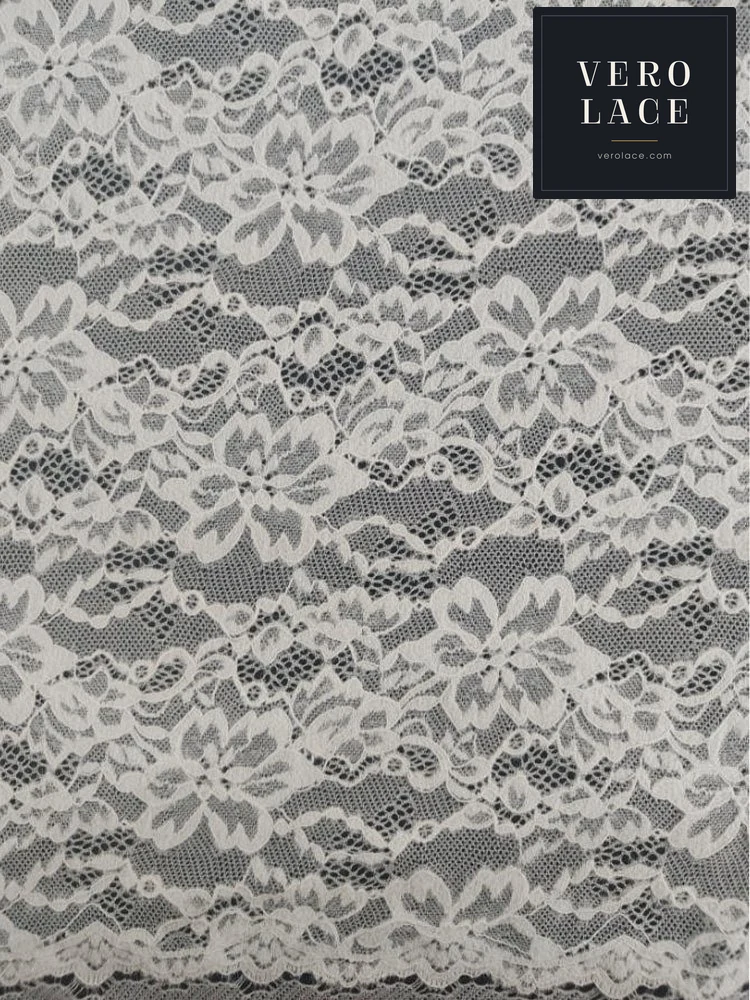 Feather-Yarn Lace, Scalloped Edge KAM — VL-FY-0048