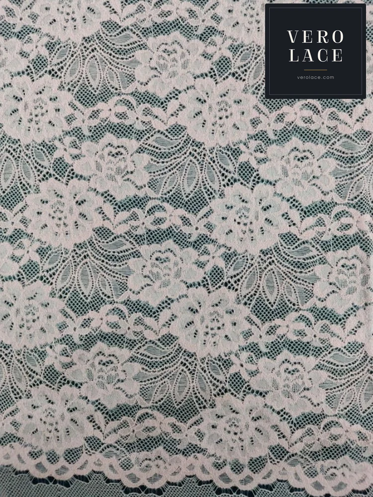 Feather-Yarn Lace, Scalloped Edge KAM — VL-FY-0049