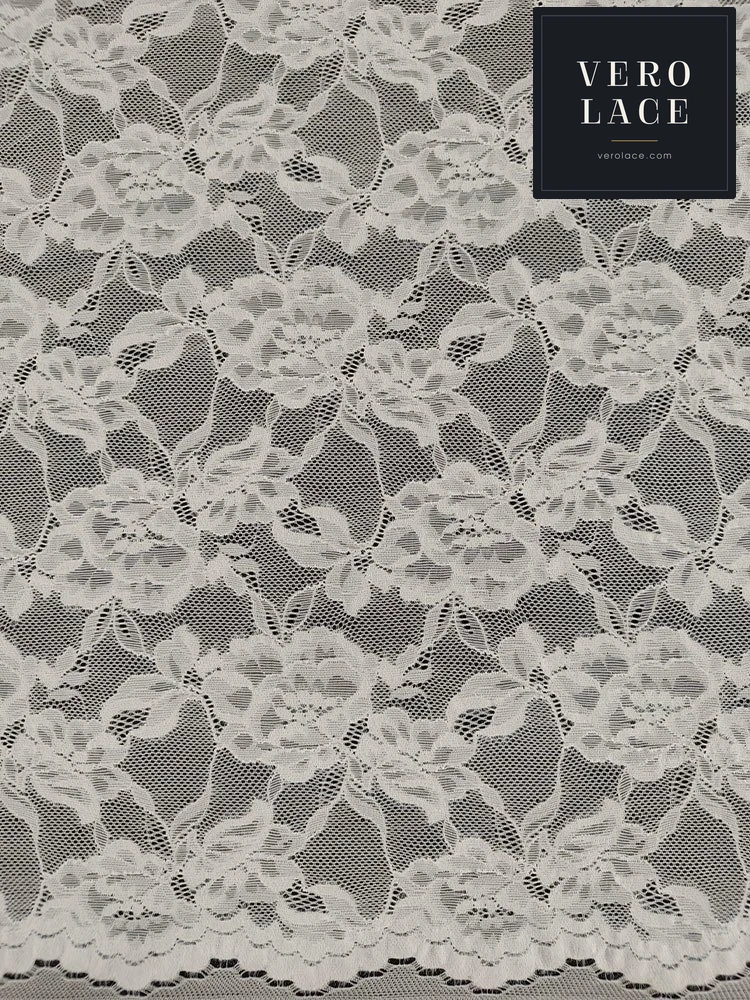Feather-Yarn Lace, Scalloped Edge KAM — VL-FY-0052