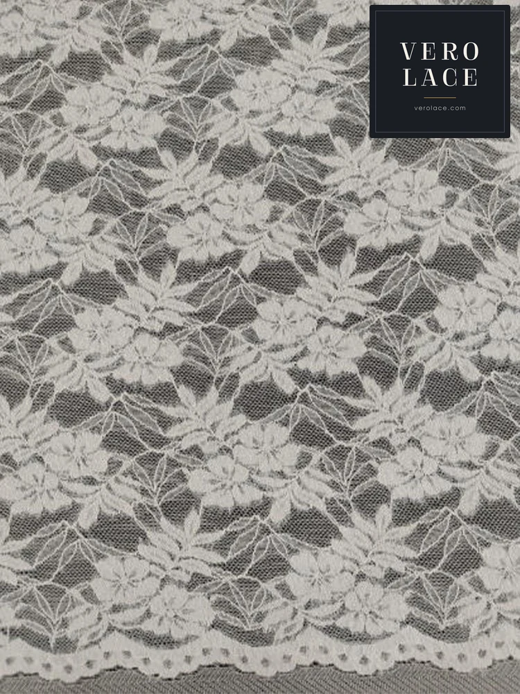 Feather-Yarn Lace, Scalloped Edge KAM — VL-FY-0056