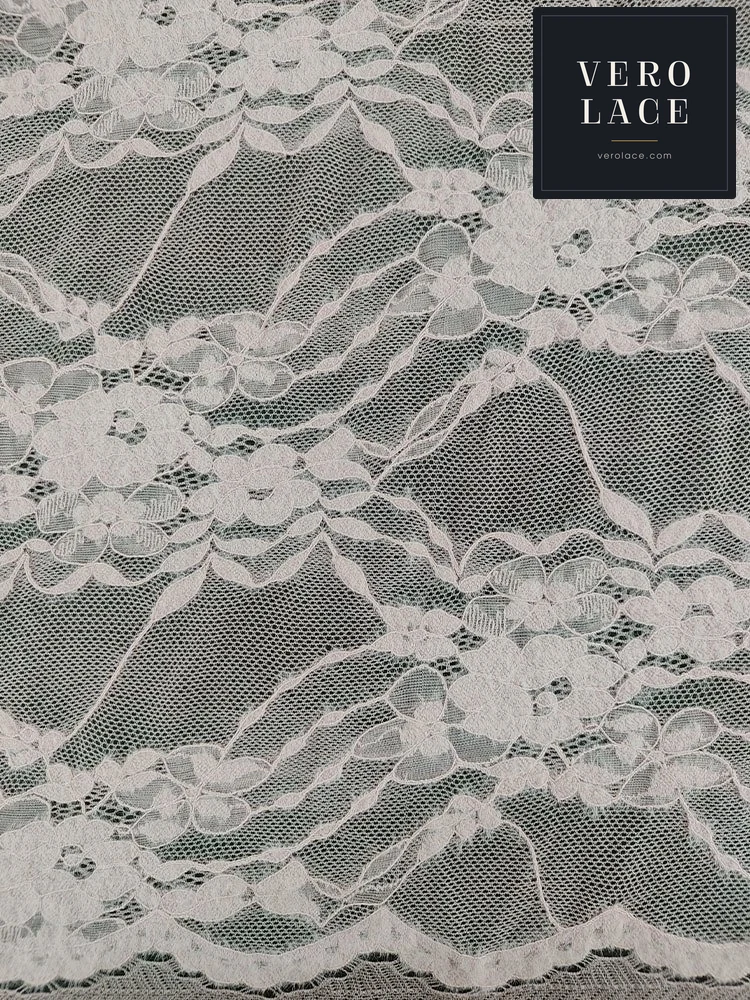 Feather-Yarn Lace, Scalloped Edge KAM — VL-FY-0061