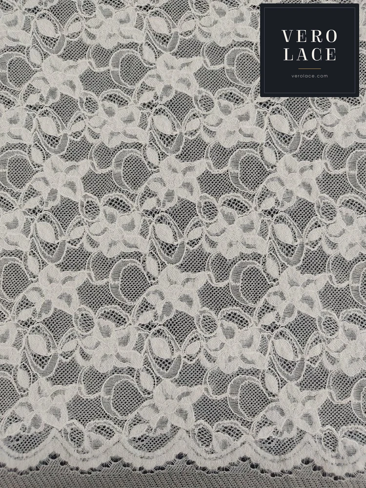 Feather-Yarn Lace, Scalloped Edge KAM — VL-FY-0062