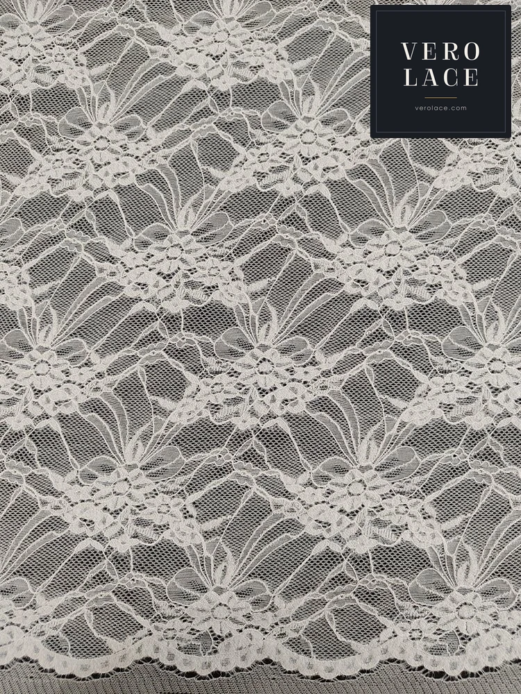 Feather-Yarn Lace, Scalloped Edge KAM — VL-FY-0063