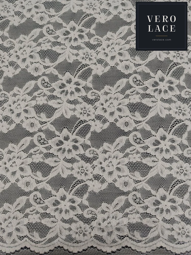Feather-Yarn Lace, Scalloped Edge KAM — VL-FY-0067