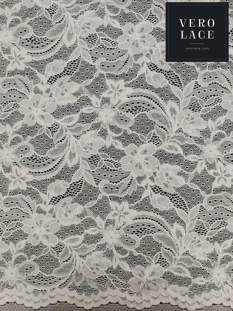 Feather-Yarn Lace, Scalloped Edge KAM — VL-FY-0070