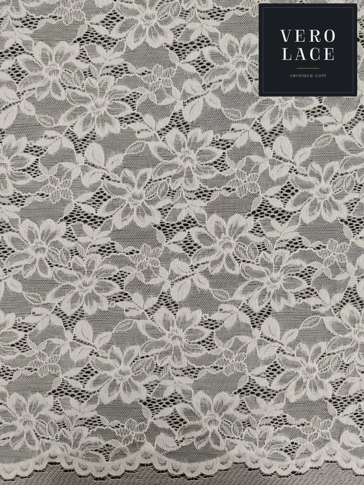 Feather-Yarn Lace, Scalloped Edge KAM — VL-FY-0071