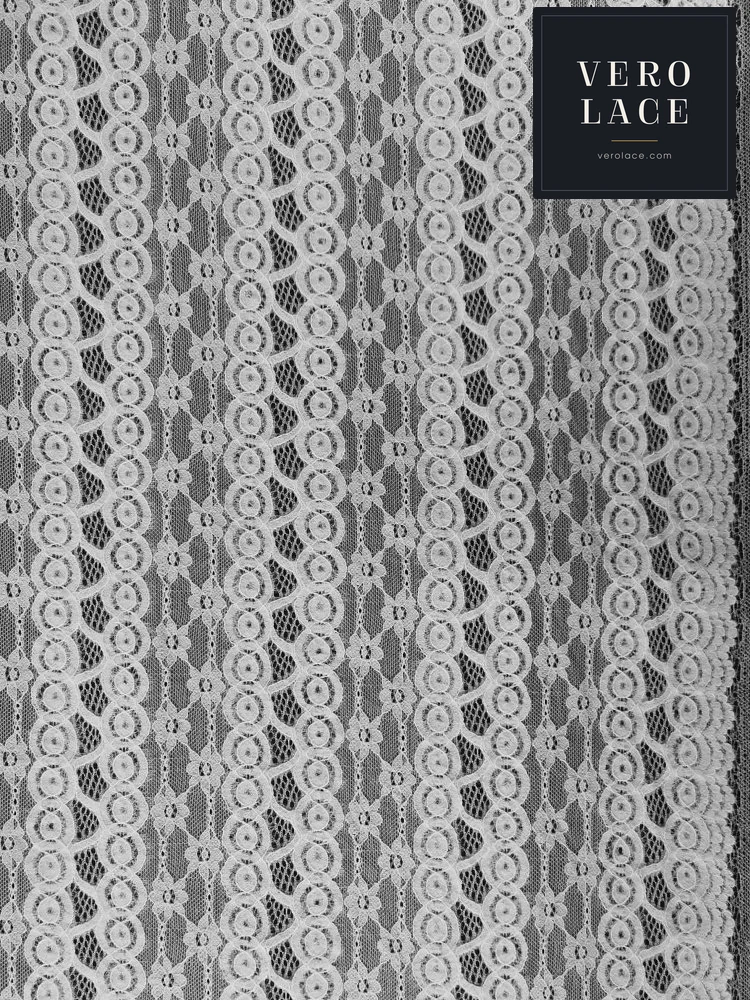 Feather-Yarn Lace, Scalloped Edge — VL-FY-0004