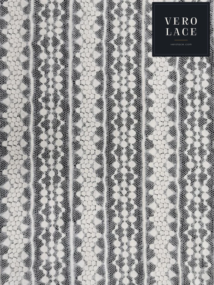 Feather-Yarn Lace, Scalloped Edge — VL-FY-0005