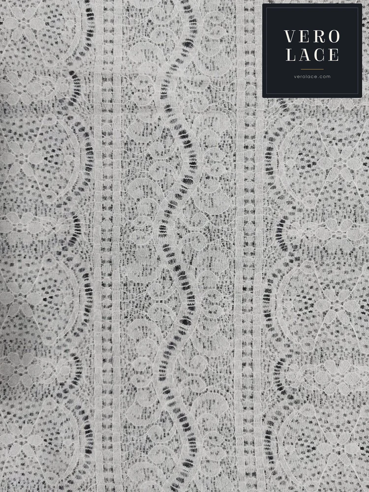 Feather-Yarn Lace, Scalloped Edge — VL-FY-0016