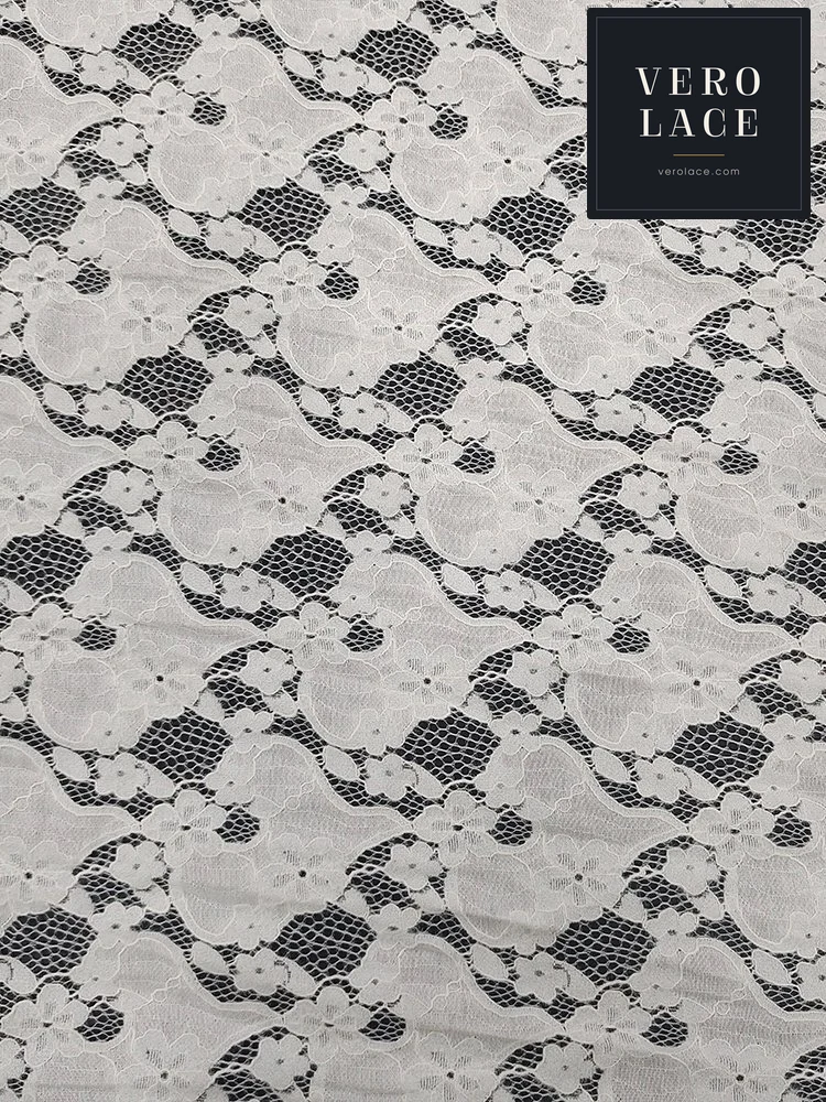 Feather-Yarn Lace, Scalloped Edge — VL-FY-0086