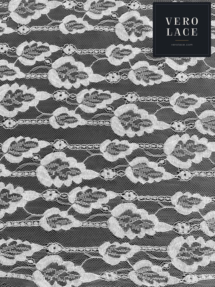 Feather-Yarn Lace, Scalloped Edge — VL-FY-0087