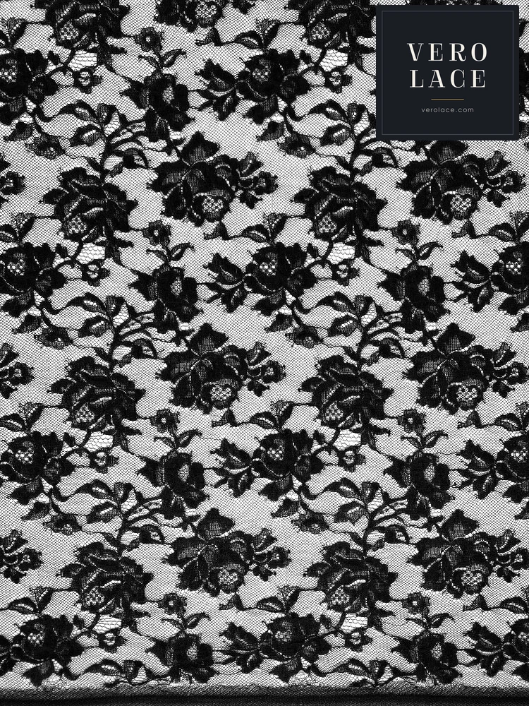 Nylon-Cotton Lace, Clipped Thread — VL-NC-0174