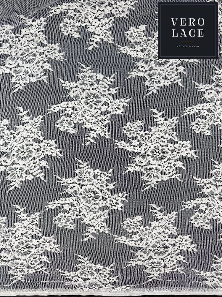 Nylon-Cotton Lace, Clipped Thread — VL-NC-0178
