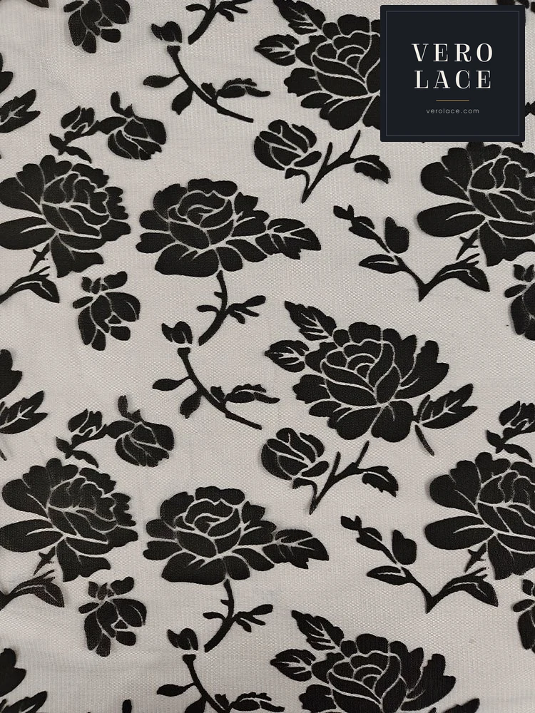 Nylon-Cotton Lace, Korean Mesh — VL-NC-0004