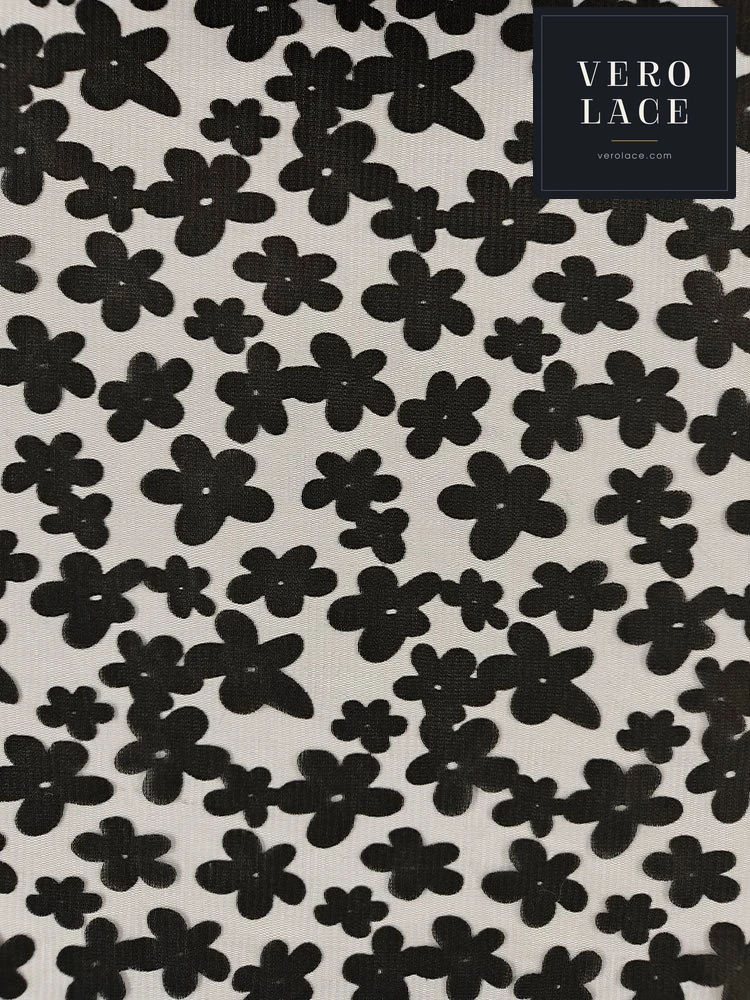 Nylon-Cotton Lace, Korean Mesh — VL-NC-0006