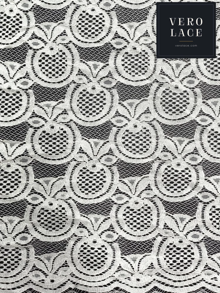 Nylon-Cotton Lace, Pineapple — VL-NC-0083