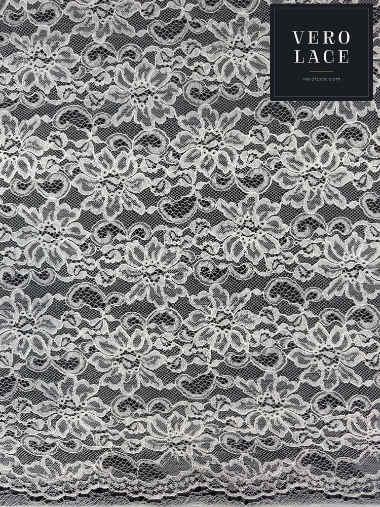 Nylon-Cotton Lace, Ply Scalloped Edge KAM — VL-NC-0192