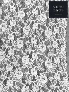Nylon-cotton lace with rayon scalloped edge — VL-NC-0157