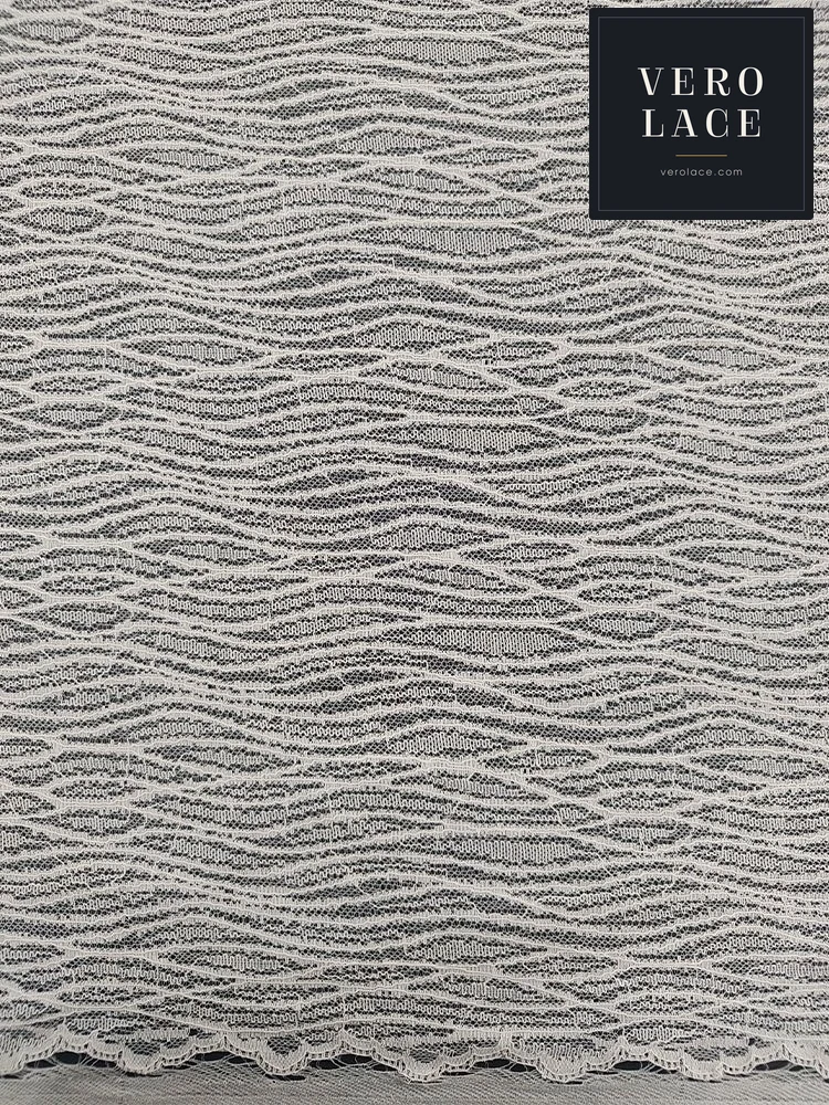 Nylon-Cotton Lace, Scalloped Edge KAM — VL-NC-0194