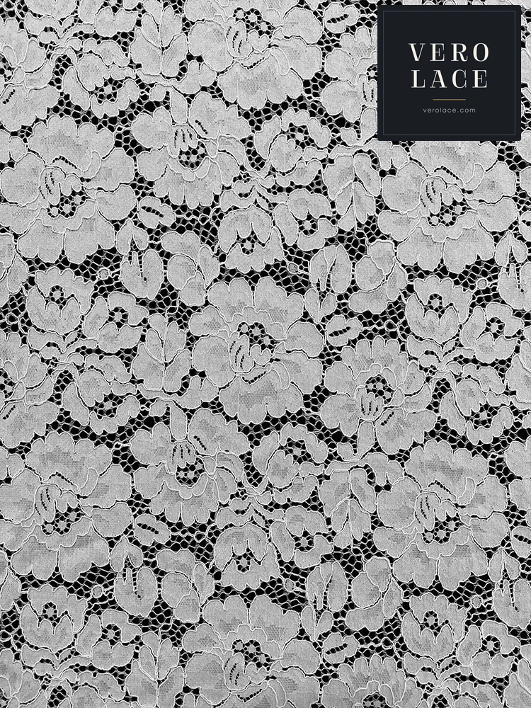 Nylon-Cotton Lace, Scalloped Edge — VL-NC-0023