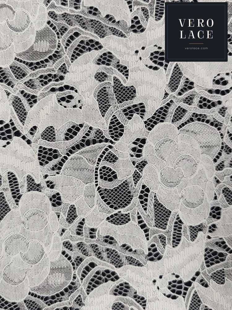Nylon-Cotton Lace, Scalloped Edge — VL-NC-0127