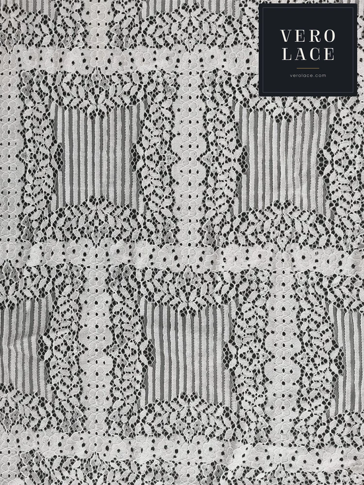 Nylon-Cotton Lace, Scalloped Edge — VL-NC-0146