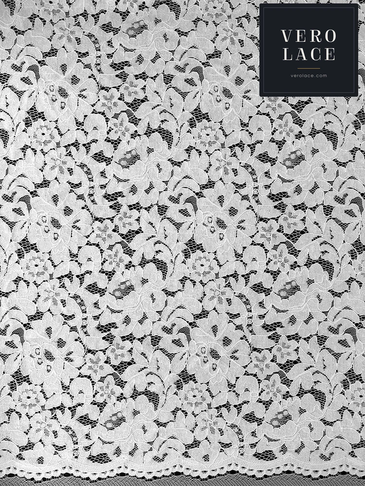 Nylon-Cotton Lace, Scalloped Edge — VL-NC-0149