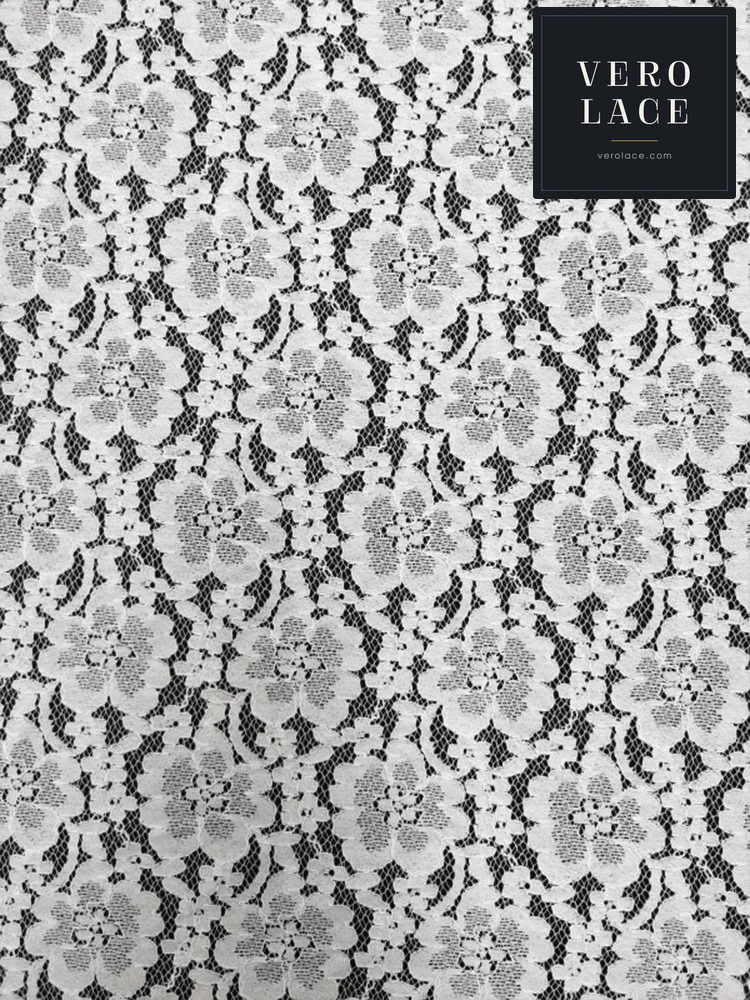 Nylon-Cotton Lace, Scalloped Edge — VL-NC-0151