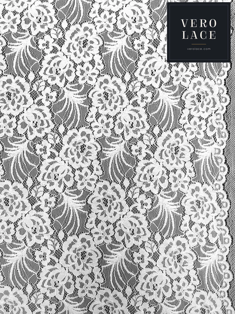 Nylon-Cotton Lace, Scalloped Edge — VL-NC-0153